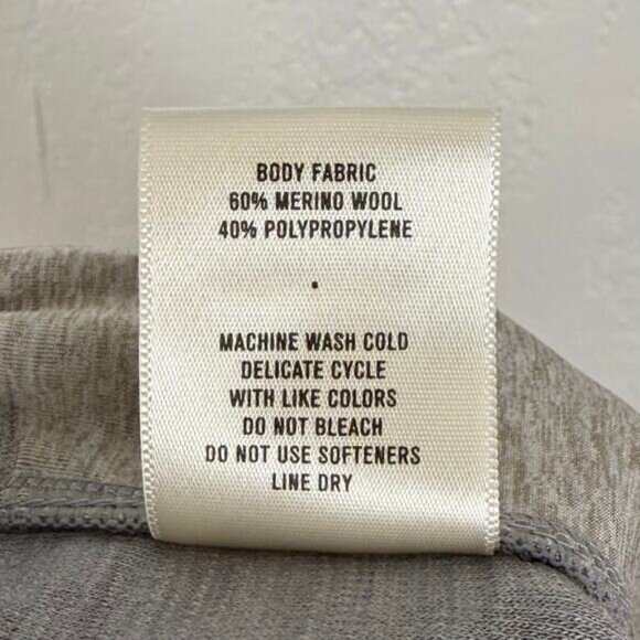 Tracksmith Women's Downeaster Merino Wool Pants in Frost Gray Size Small - Picture 5 of 6